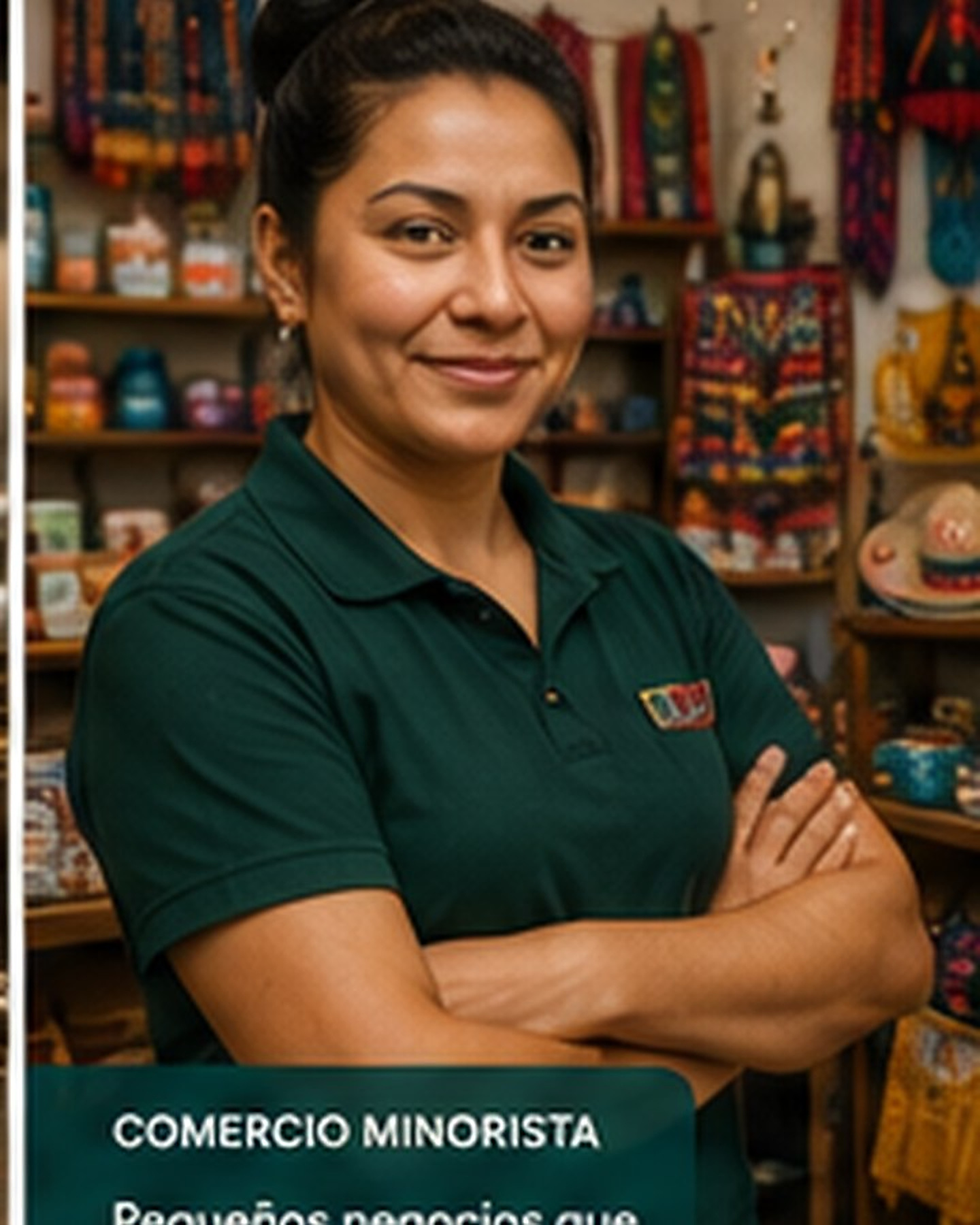 Retail business owner representing a small business payroll setup